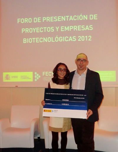 Imagen de la entrega del premio